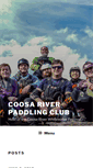 Mobile Screenshot of coosariverpaddlingclub.com